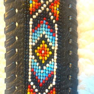 Black & Beaded Belt